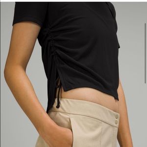 💫Reserved💫 Lululemon Side Cinch Ribbed Tee